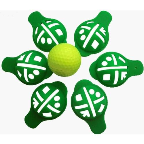 Lotusfloer 2pcs Wholesale Precision Golf Suppliers Accessories Golf Marker Golf Ball Alignment Tool Golf Ball Marker