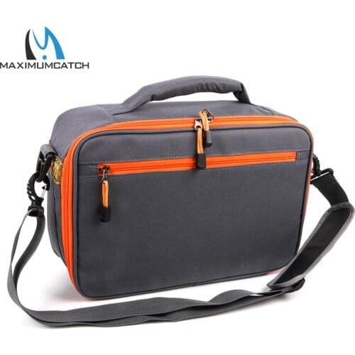 Maximumcatch Fishing Bag Adjustable Six Compartments Waterproof Fly Fishing Bag Sling Bag