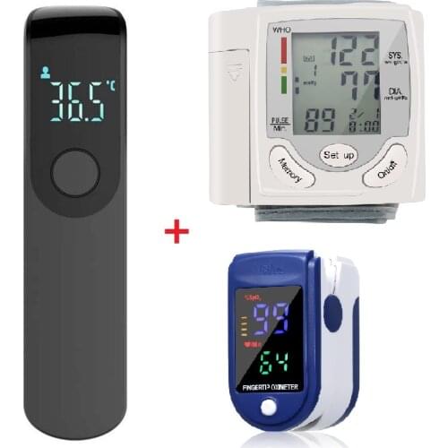 Automatic Digital LCD Display Wrist Blood Pressure Monitor Heart Beat Rate Pulse Meter Measure Sphygmomanometer White Carry