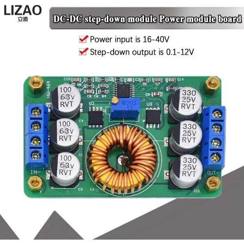 WAVGAT 3D Printer Parts Prusa i4 Voltage Convertor Ultra-high-efficiency DC-DC step down module IN 16-40V OUT 1.0-12V / 6A