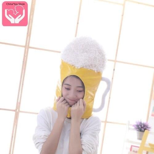 New Soft Girl Plush Beer Caps Hat Photo Props Photo Props Photo Studio Props Photography Props