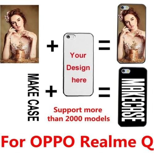 DIY Personalized custom photo name Customize printing your design picture cover case for OPPO Realme Q