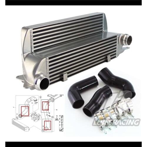 Fits For BMW E60 E61 5 Series 530d 525d Intercooler Silicone Turbo EGR Hose Kit