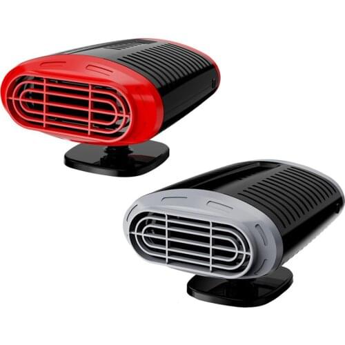 Car Heater 12V/24V Portable 360 Degree Adjustable Electric Car Heater Cooling Fan Air Purifier Windscreen Defogging Defroster