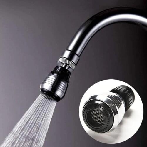 360 Degree Rotate Faucet Nozzle Faucet Aerator Kitchen Sprayer Head Water Saving Taps Applications for Kitchen Bathroom Faucet