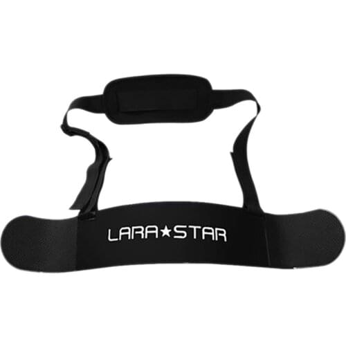LARA STAR Weightlifting Arm Blaster Adjustable Bodybuilding Straps Curl Triceps Muscle Training Fitness Gym Equipment