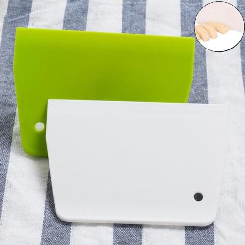 Dough Icing Fondant Scraper Cake Spatula Decorating Cooking Cutter Smoother Tool
