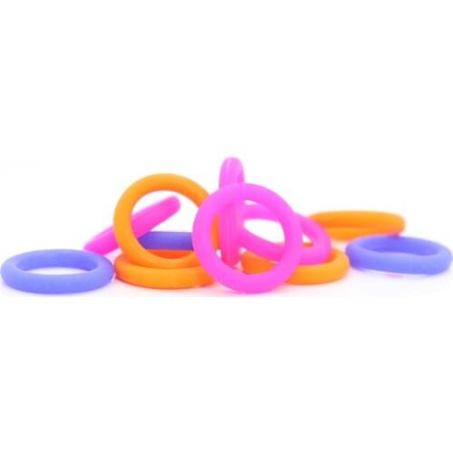 CS1.9mm Silicone O RING OD 5/6/7/8/9/10*1.9 mm 50PCS O-Ring VMQ Gasket seal Thickness 1.9mm ORing Blue Pink Orange Rubber