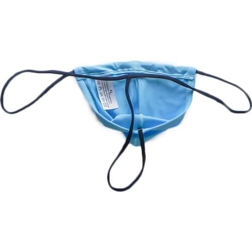 Gay Male Underwear G-string Mens T-back Sexy Panties Jockstrap Low Waist Thong Pouch Underwear Breathable G String Lingerie