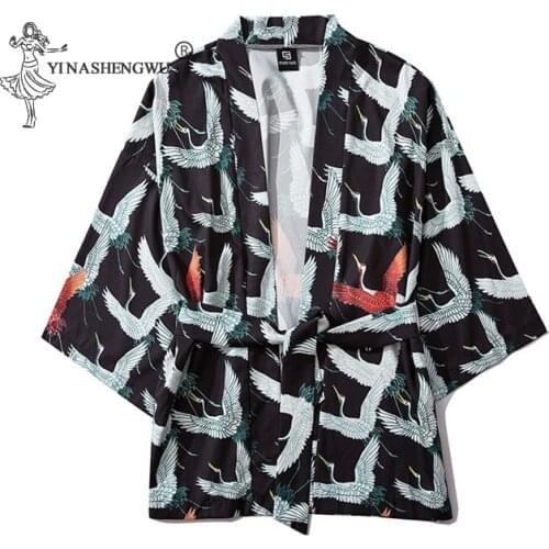 Japanese Kimono Wish Spring and Summer New Japanese Fashion Feihe Couple Kimono Belt Yukata Robe Top