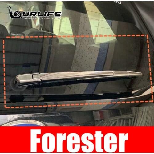 Rear Window Windscreen Wiper Protection Kit Cover Trim 4 Piece Fit For Subaru Forester 2019 2020 2021 Sk ABS Auto Accessories