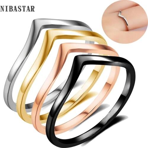Women Simple 2mm Thin Ring Smooth Slim Knuckle Rings Stainless Steel Engagement Party Wedding Female Rings Hand Jewelry