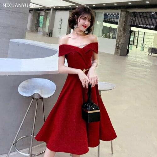 Evening Dress 2021 Elegant V-Neck Sashes Plus Size Robe De Soiree Tea-length Women Party Night Dresses