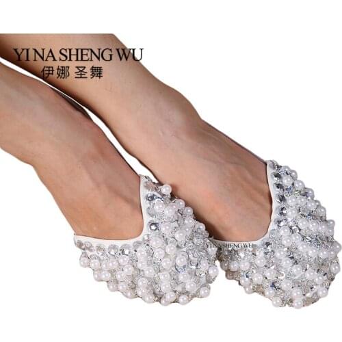 1 Pair Pearl Sequins Dance Half-cut Shoes Belly Dance Fitness Toe Pads Belly Dancing Accessories Women Multicolor Foot Protector