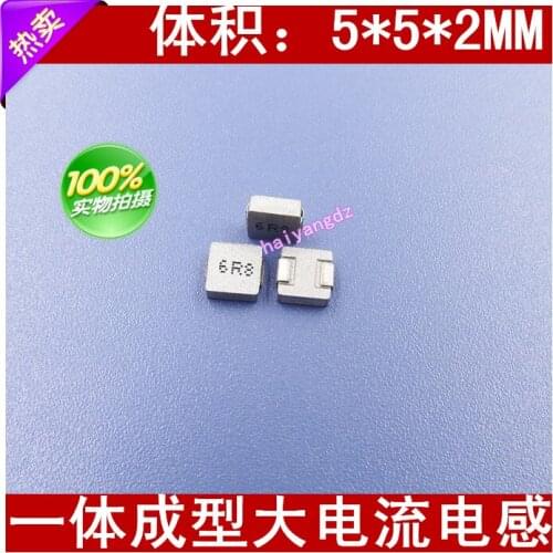 10pcs/SMD Integral forming inductors 0520 6.8UH 5*5*2MM Printing:6R8