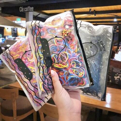1000Pcs Mini Hair Band Candy Color Children Rubber Bands Girls Scrunchie Elastic Hair Bands For Kids Hair Accessories