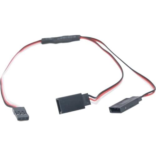 50pcs/lot Wholesale price 150mm 300mm 500mm RC Servo Y Extension Cord Cable Wire Lead RC Servo Connector for JR Futaba 20% off