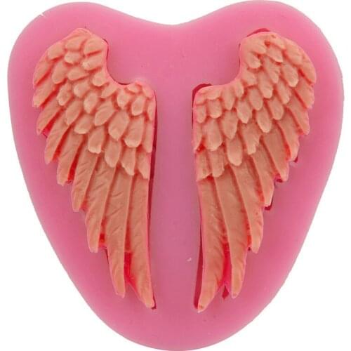 Bear Silicone Mold Cake Decorating Tools Angel Wings Wings Shape Food-grade Fondant Baking Cake Chocolate Mold Bolo GZTZMY CT-26