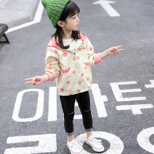 Girls Babys Kids Coat Jacket Jean Outwear 2021 Cute Spring Autumn Overcoat Top Cardigan Breathable Toddler Childrens Clothing