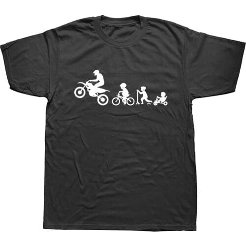 New Fashion Cool Casual T Shirts Fashion Summer T-Shirts Evolution Motocross Novelty Tops Men Short Sleeve T Shirt