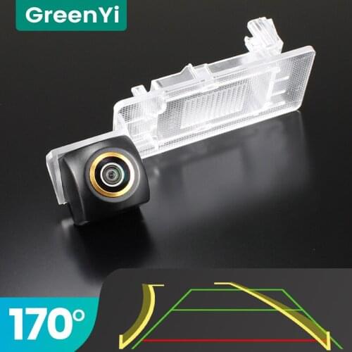 GreenYi Trajectory 170° AHD Car Rear View Camera for VW Passat Polo Jetta Vento Skoda Octavia Night Vision Reverse Reversing