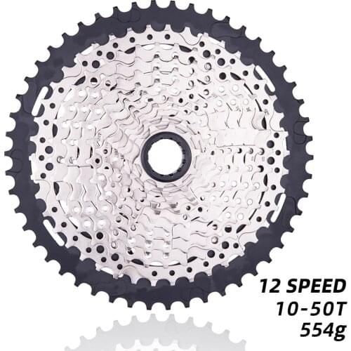 12 Speed MTB 10-50T L Micro spline Cassette Mountain Bike M6100 12s Cassette 12v k7 Sprocket Fit For MS hub body M7100 m8100