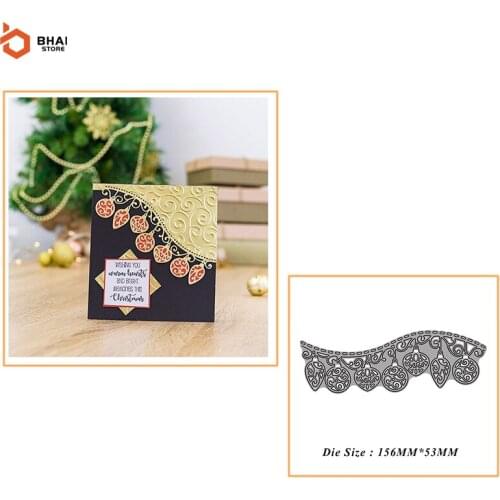 Bell Lace Metal Die Cutting For DIY Scrapbooking Photo Album Decorative Stencils Embossing Christmas Paper Cards Crafts 2021 New