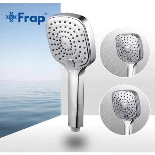 Frap Two Adjustment Water saving Square shower head ABS plastic hand hold bath shower Bathroom Accessories F004