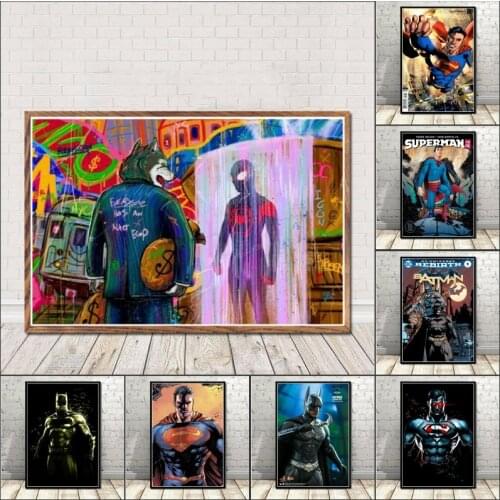 Marvel Superhero Avengers Poster Iron Man HD Canvas Painting Wall Art Decoration Picture Living Room Home Decoration