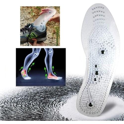 2pcs/Pair Foot Massager Slimming Insoles Magnetic Therapy Foot Massage Pads Health Slimming Pain Acupuncture Insoles Shoe Mat