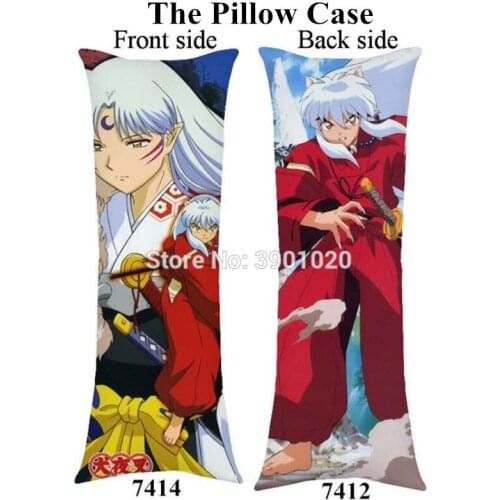 Cartoon Inuyasha Higurashi Kagome hugging body pillowCover anime Gintama Tokyo Ghou long PillowCase home Customize gift