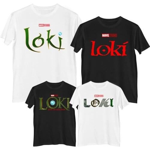 2021 New Marvel Super Hero Women T-shirt Unisex Loki Casual Tops Classical Movie Graphic Vacation Lady Tee Gift To Movie Lover