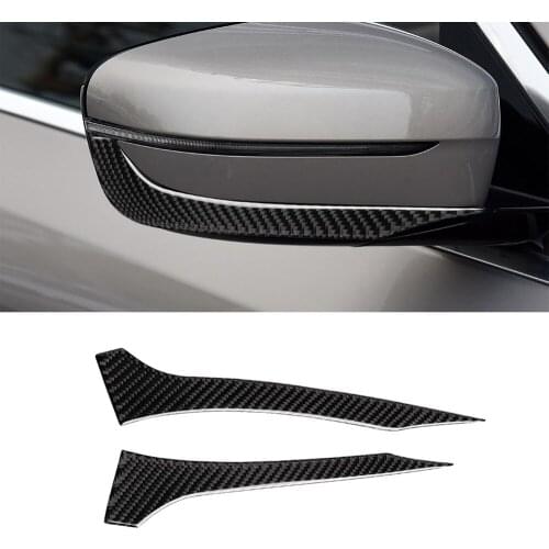 Rearview Mirror Shell Decoration Cover Trim Decal for BMW G30 2018 2019 G11 2016-2019 Car Exterior Accessories Carbon Fiber