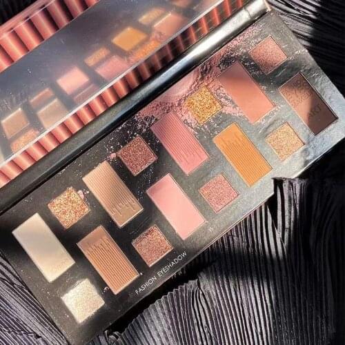 15 Colors Shimmer Matte Glitter Eyeshadow Palette Metallic Shiny Diamond Pigmented Eyeshadpw Pallete Cosmetic Makeup Palette