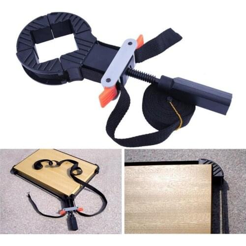 Adjustable Quick-clamps Woodworking Clamp Joiner Clip Band 90 Degree Right Angle Corner Hand Tools Clamps With 4M Long Belt