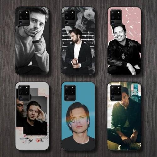 Sebastian Stan hot famous actor Phone Case For Samsung galaxy A S note 10 7 8 9 20 30 31 40 50 51 70 71 21 s ultra plus