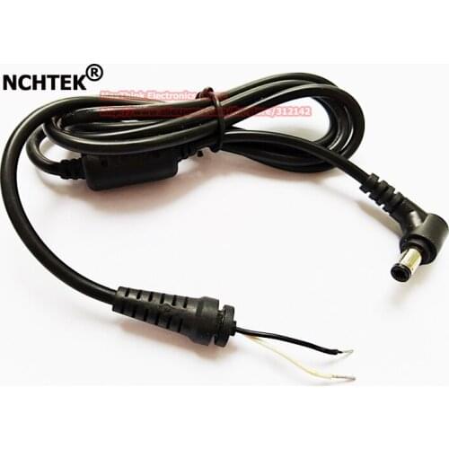 NCHTEK 5.5x2.5mm Male Tip Power Plug Connector With Cord/Cable For Toshiba Asus Laptop Adapter, 5.5/2.5mm ,50Qty ,Wholesale