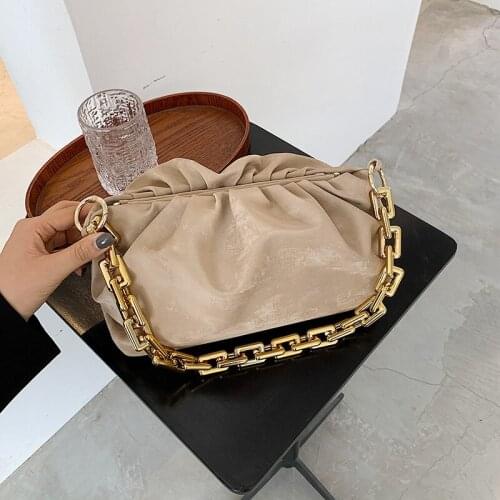 Solid Color Pleated Tote Bag 2021 Fashion New High-quality Soft Leather Womens Designer Handbag Travel Shoulder Bags Armpit Bag