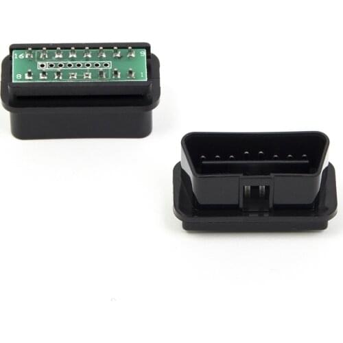 Universal OBD2 OBD 2 OBD II Male Connector Plug Wiring for Diagnostic Adapter 16 PIN DIY Shell