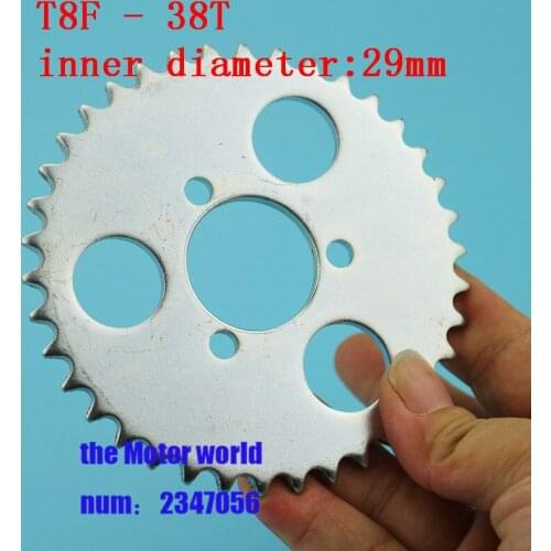 38Ttooth T8F 29MM Rear Sprocket Mini Moto ATV Quad Dirt Pit Pocket Bike Cross 47cc 49cc Parts