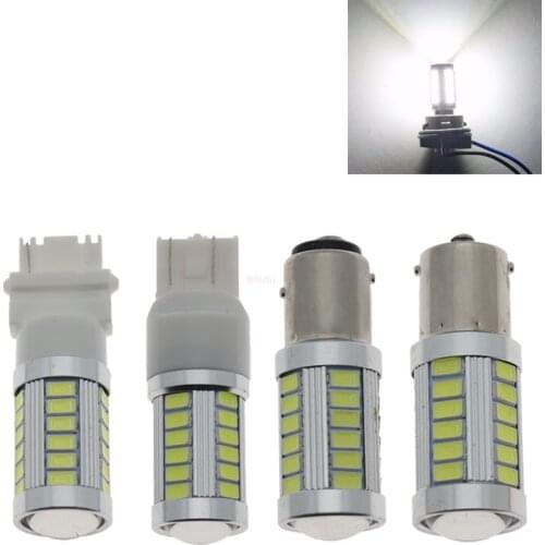 2x S25 1157 P21/5W BAY15D BAZ15D LED Lights 5630 Car Turn Signal Bulbs Auto Reverse Light Brake Lamp 12V BulbSignal Lamp