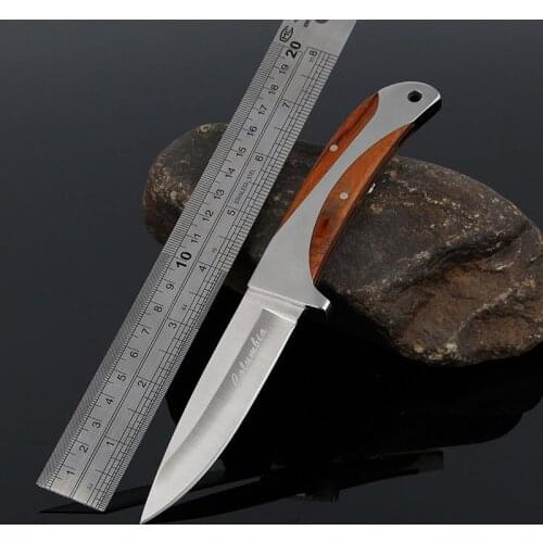 440 Steel Outdoor Self-defense Portable Multi-function K12 High Hardness Survival Tool Fixed Army Knife Fruit Knife