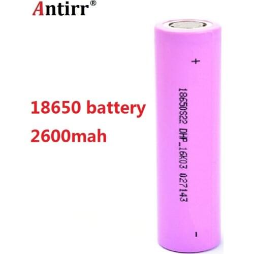 18650 2600 battery orniginal 18650 26F 3.7V Rechargeable Li-ion Battery for Flashlight 20A Li-ion Rechargeable battery with PBC