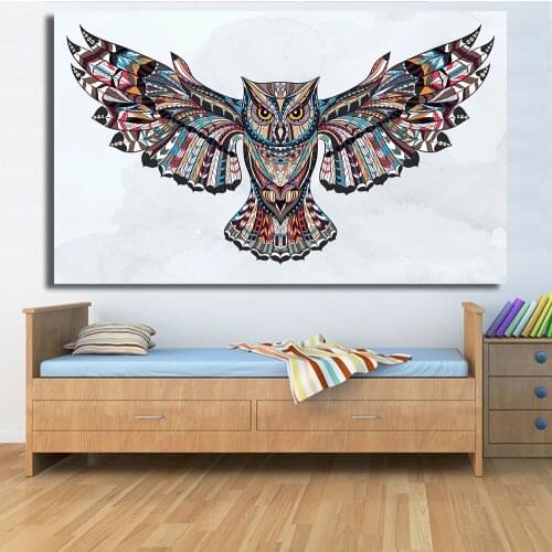 Fly the Wings of the Owl Large 5D DIY Diamond Painting Full Square/Round Rhinestone Embroidery Mosaic Needlework Home Decor Gift