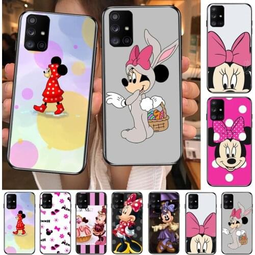 Alright Minnie Mouse Phone Case Hull For Samsung Galaxy A50 A51 A20 A71 A70 A40 A30 A31 A80 E 5G S Black Shell Art Cell Cove fun