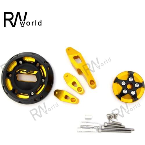 CNC Aluminum Engine Cover For Yamaha YZFR3 YZF R3 2014 2015 2016 Engine Guard Stator Protector Cover Motorcycle Accessories