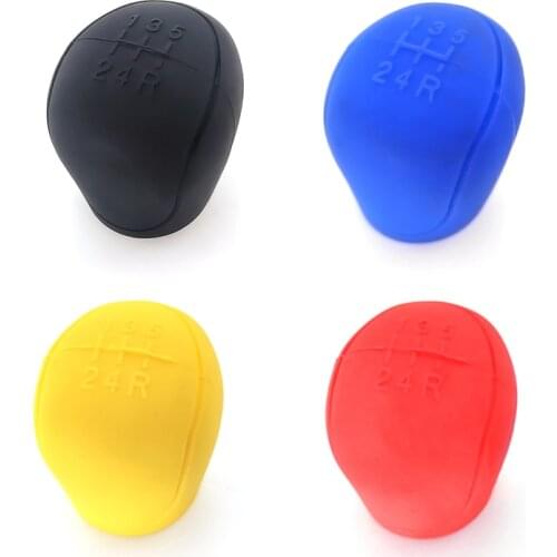 Color My Life Car Gear Head Shift Knob Cover Ball Collars for Ford Focus 2 3 4 MK2 MK3 MK4 MT 2009 - 2017 Shift Knob Cover
