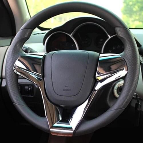 Interior Car Steering Wheel Decoration Cover Trim for Chevrolet Cruze Sedan Hatchback 2009 - 2014 Accessories
