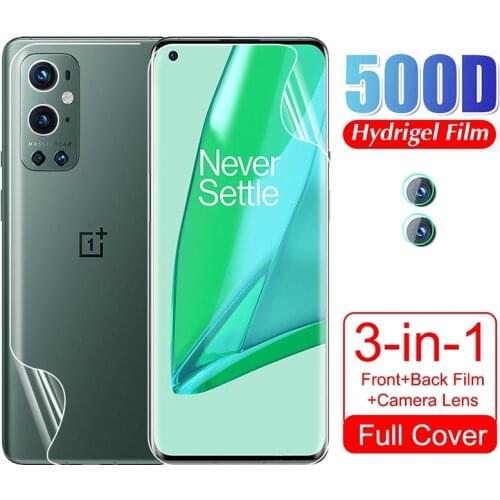 For OnePlus 9 Hydrogel Film Screen Protector Camera Front Back Protective For One Plus OnePlus9 1+9 9pro 9r Phone Film Not Glass