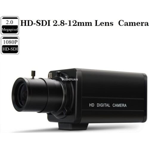 CCTV HD SDI 2.0MP 1080P Variable Focal Lens 2.8-12mm HD SDI Security Box SDI Camera